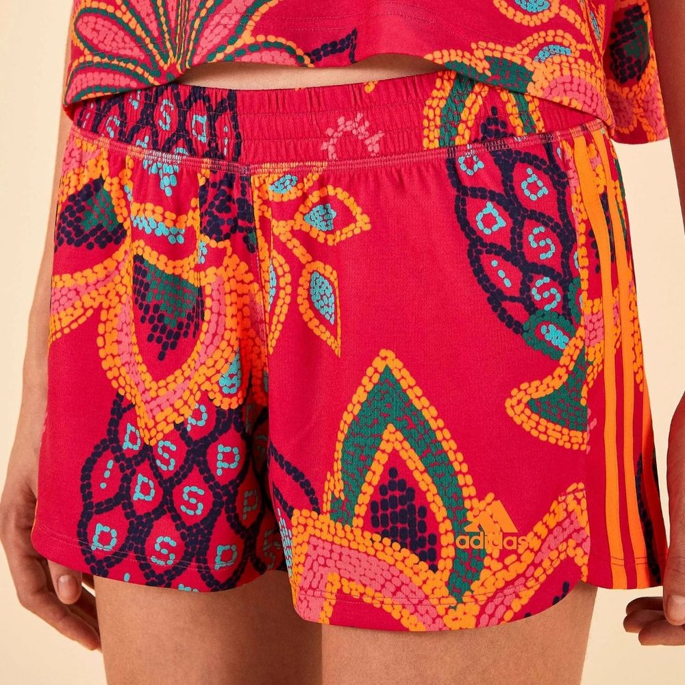 Adidas Farm Rio Pacer Shorts Collab Size Large Vivid Berry